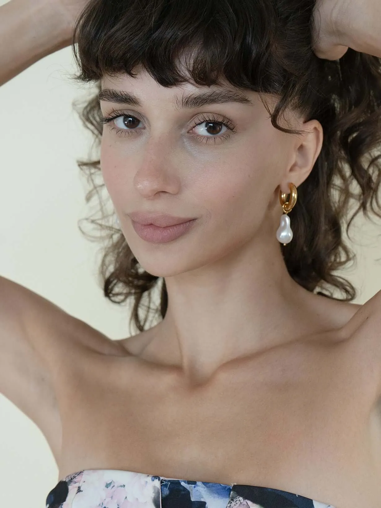 Baroque Pearl Drop Earrings