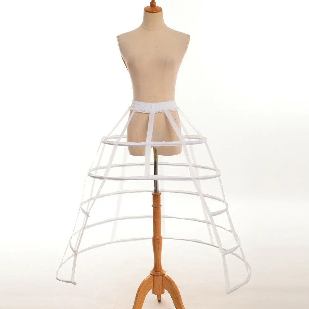 Caged- the Fabric Covered Wire Cage Hoop Skirt Petticoat 2 Colors 2 Styles