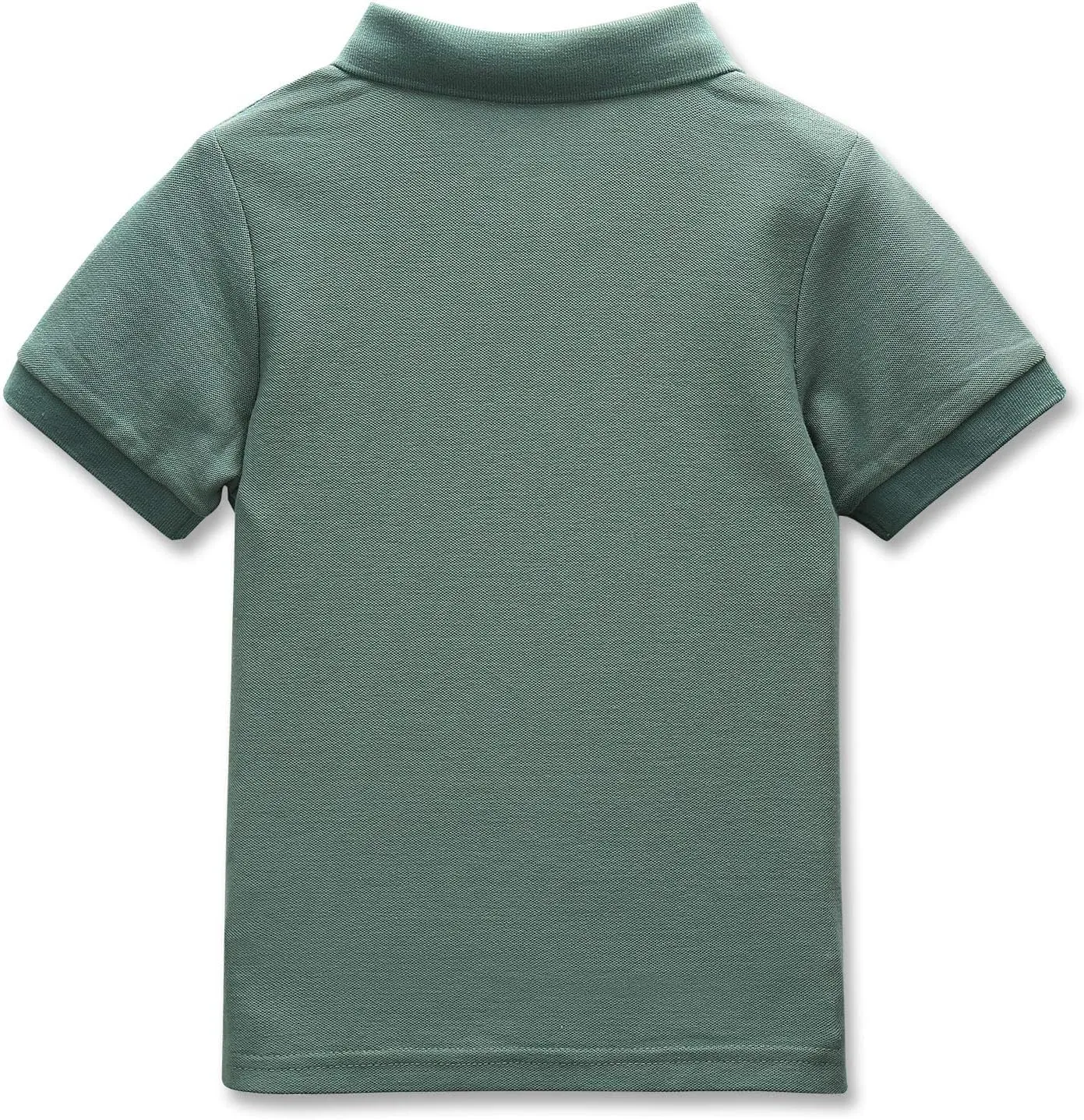 CUNYI Boys' Cotton Pique Polo Shirts Uniform Short Sleeve Tops