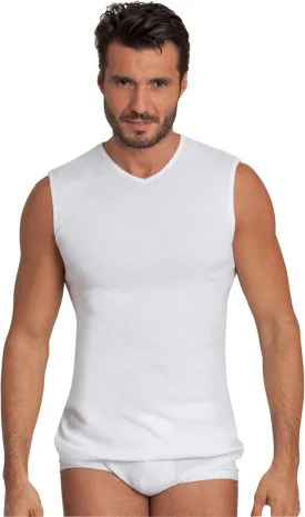 free spirit Basic Cotton Premium Quality 100% Cotton Men's V - Neck T-Shirt. Proudly Made in Italy.