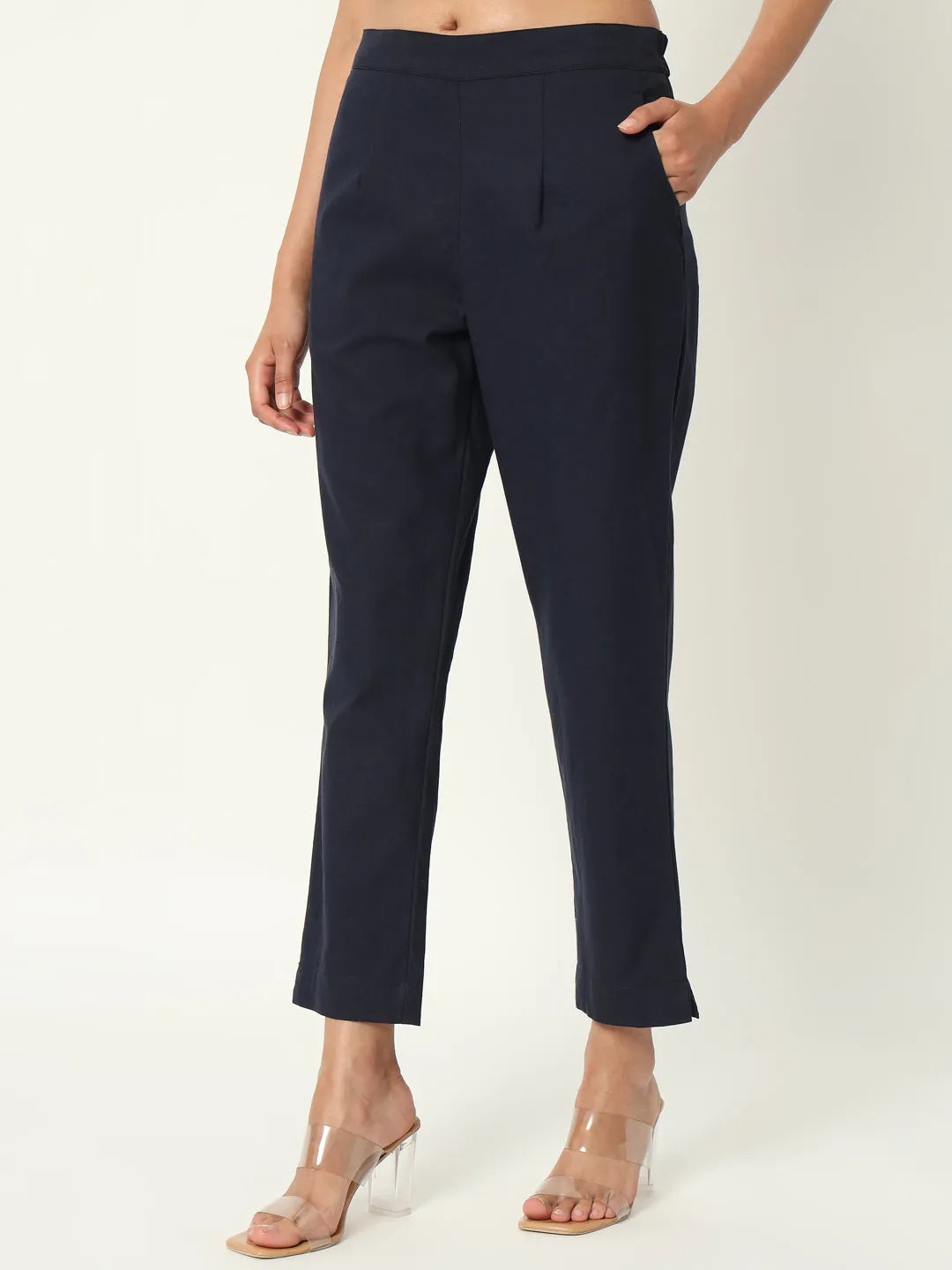 NAVI BLUE COTTON PANTS