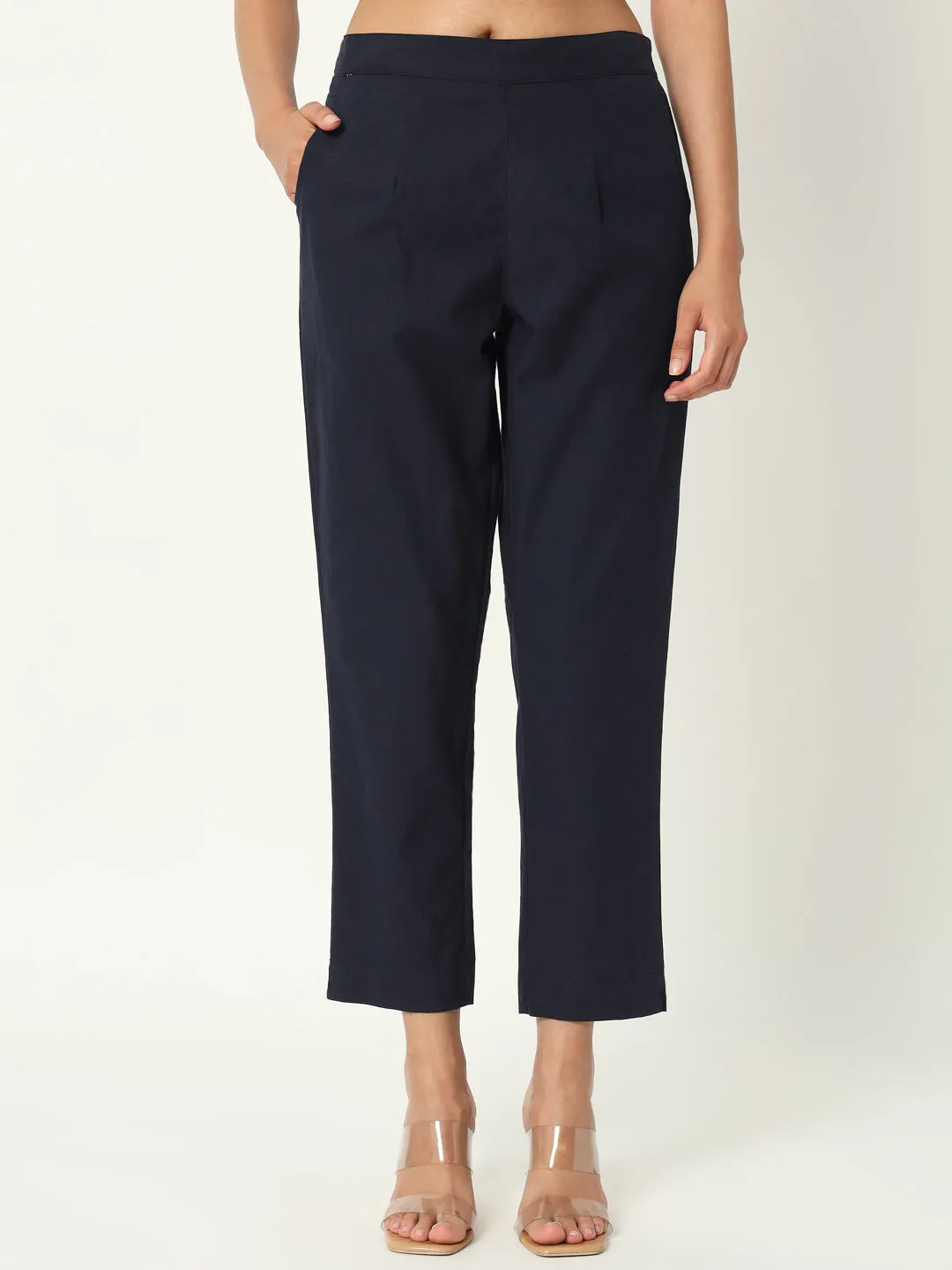 NAVI BLUE COTTON PANTS