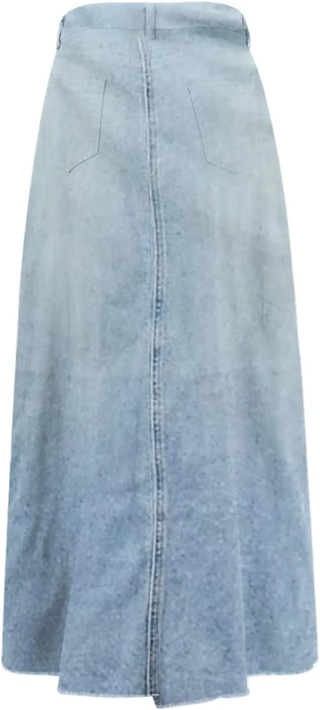 Womens Long Skirt 2025 Summer Casual Trendy Beach Western Skirts Music Festival Outfits Hippie Clothes